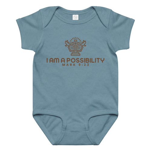 Baby jersey bodysuit - His World For Us