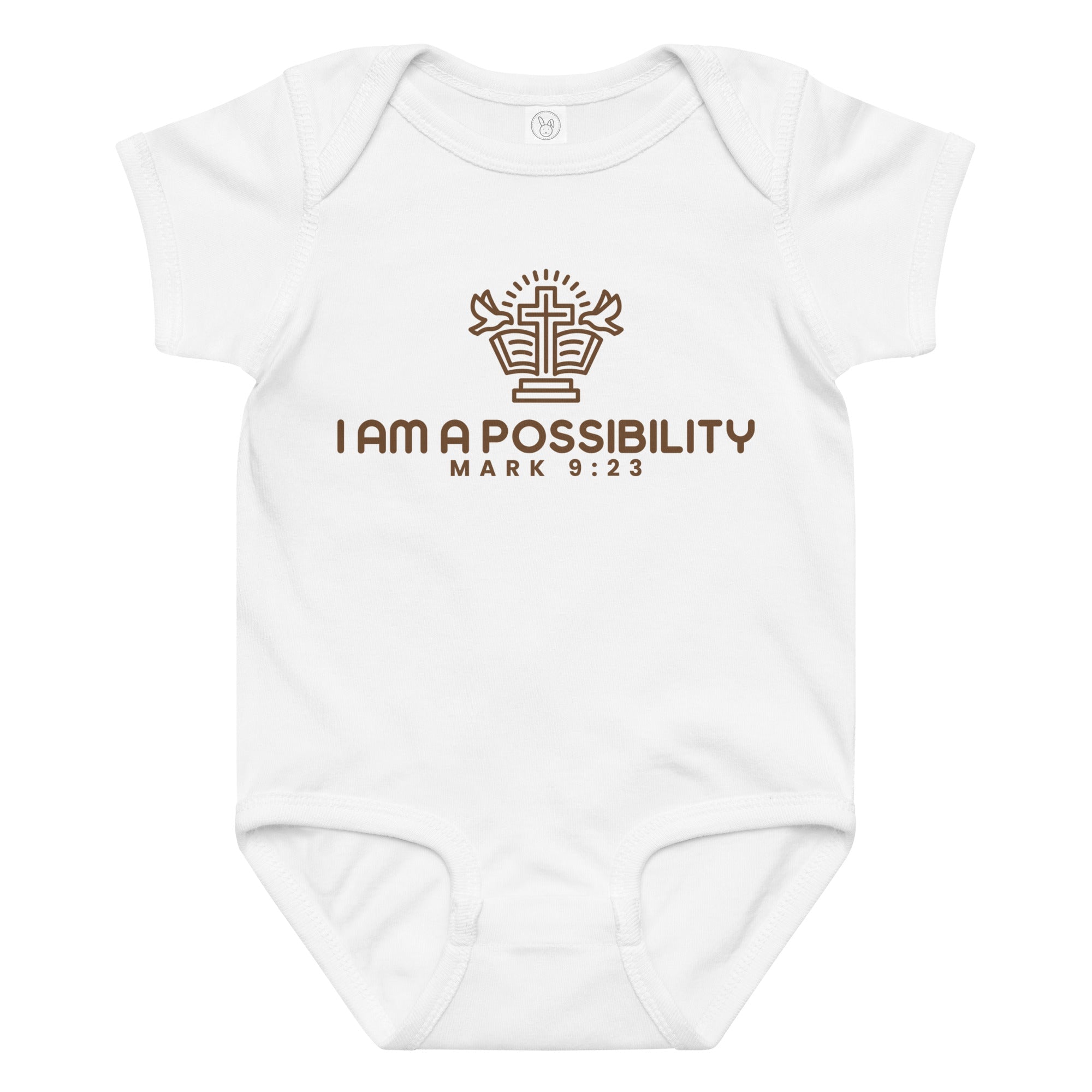 Baby jersey bodysuit - His World For Us