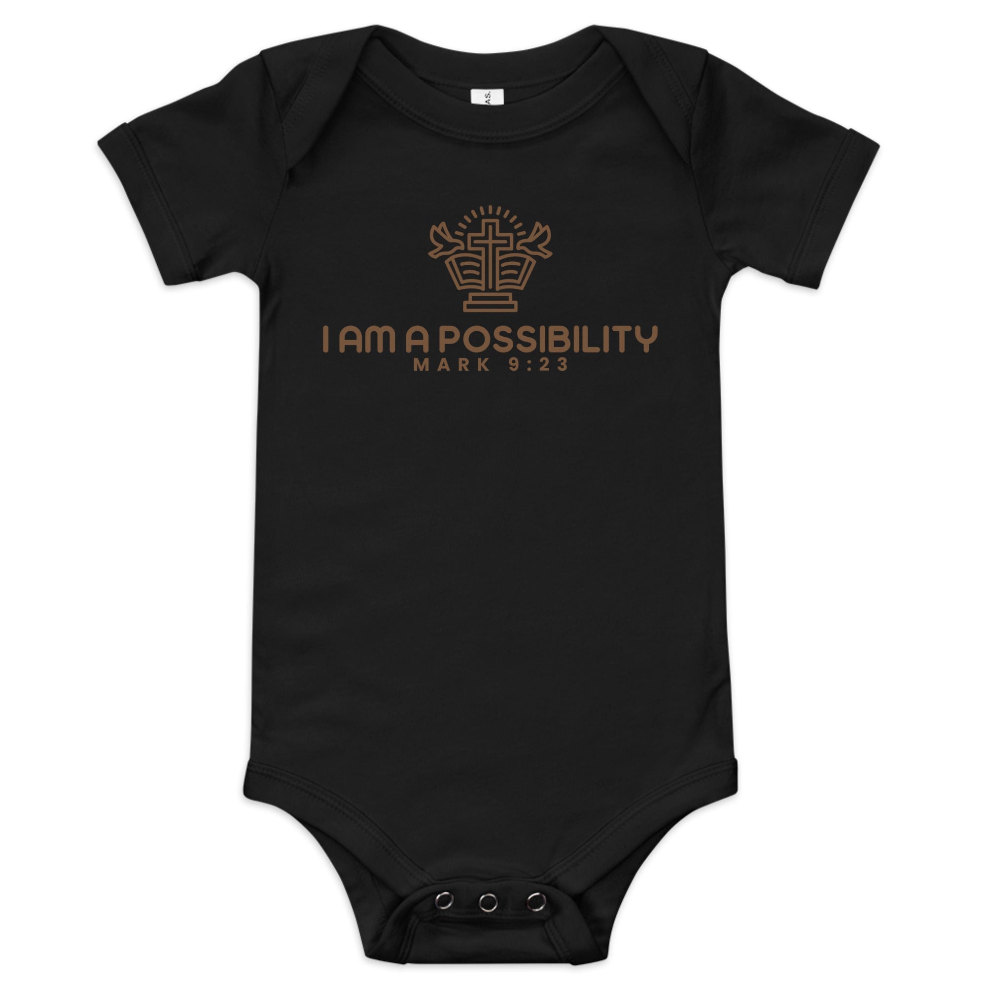 Baby short sleeve one piece - His World For Us