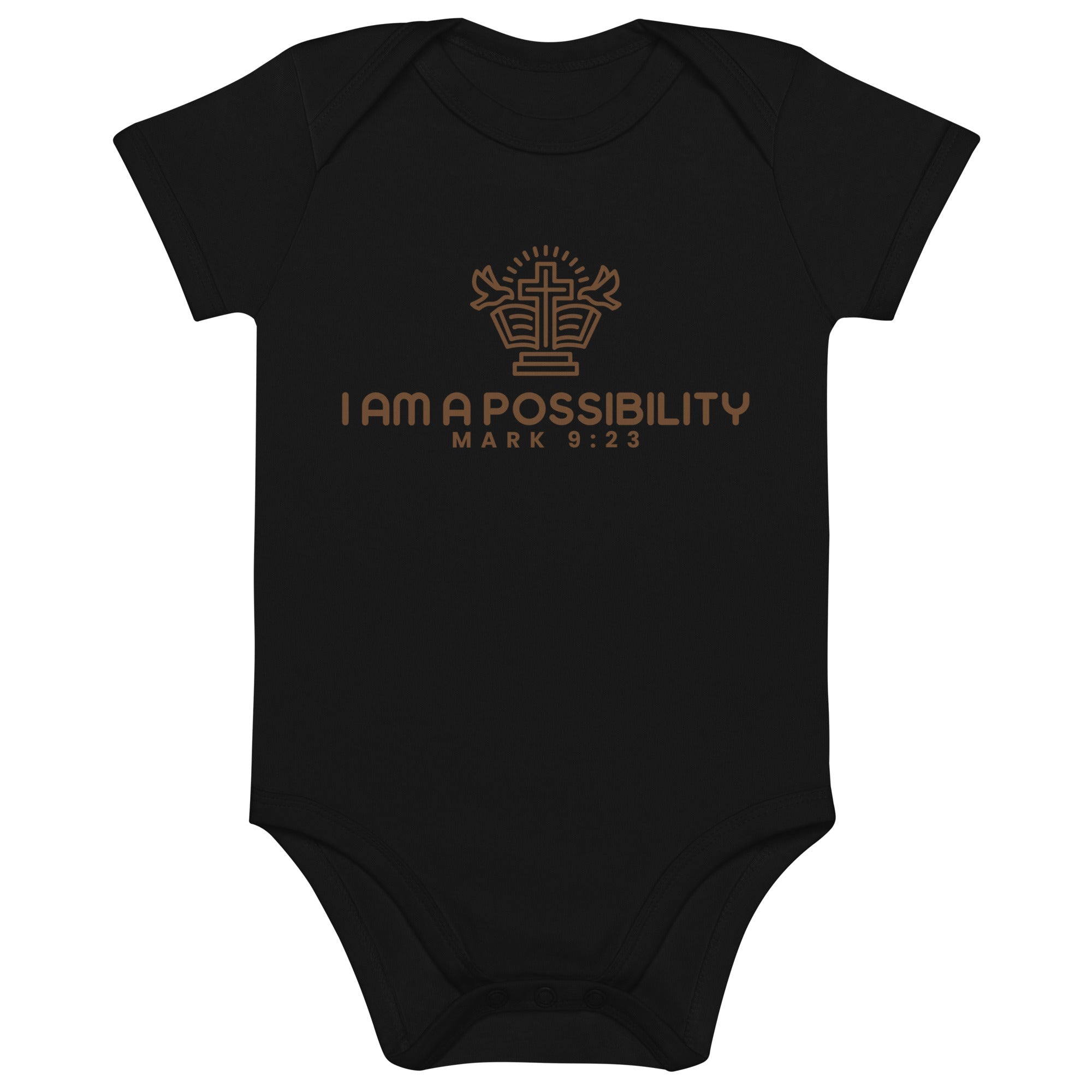 Organic cotton baby bodysuit - His World For Us