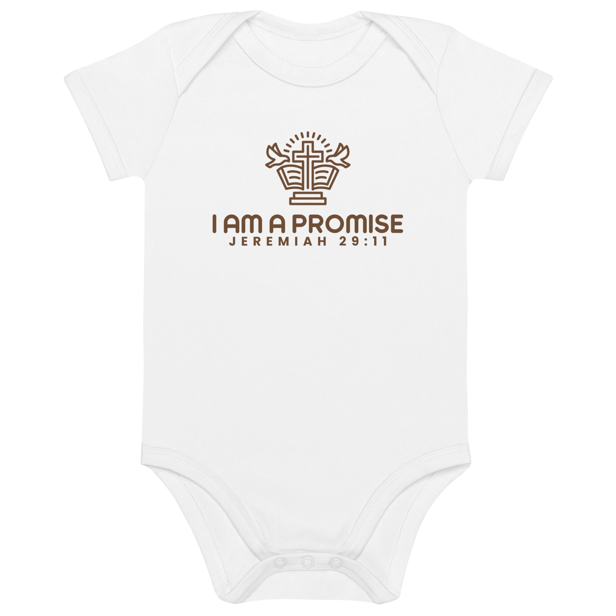 Organic cotton baby bodysuit - His World For Us