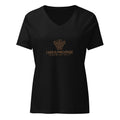 Women’s relaxed v - neck t-shirt - His World For Us